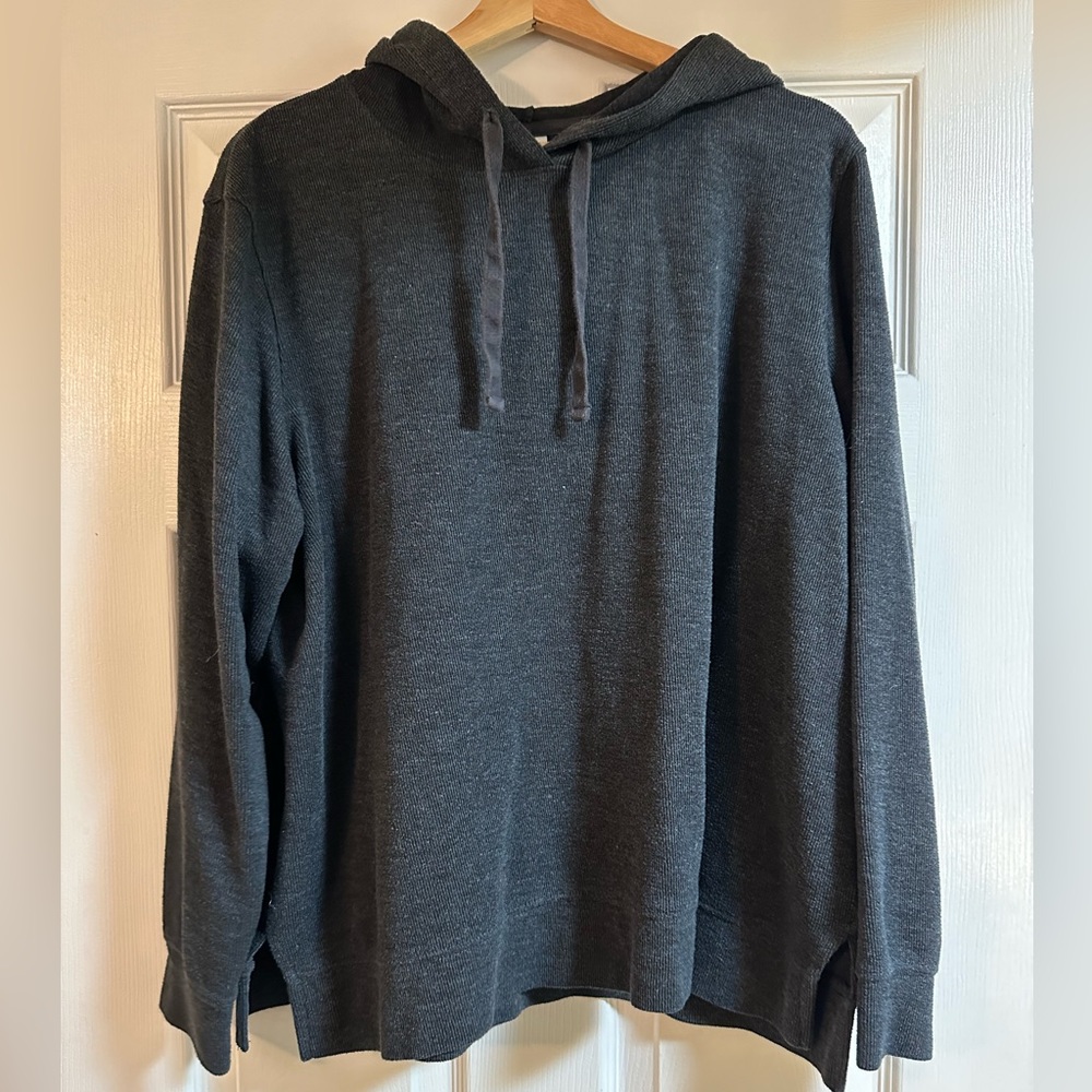 Charcoal Hooded Sweater — Old Navy